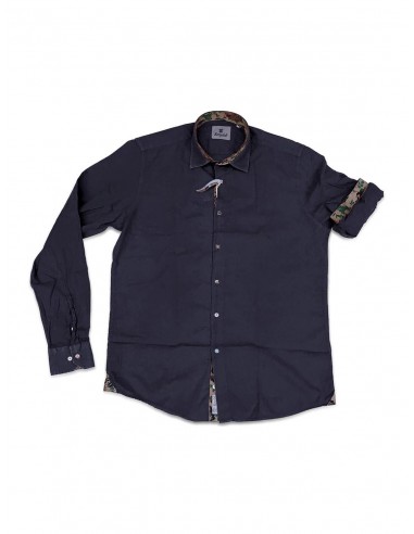 CAMISA RECYCLED S23S027 0064 SHIRT BlUE NAVY