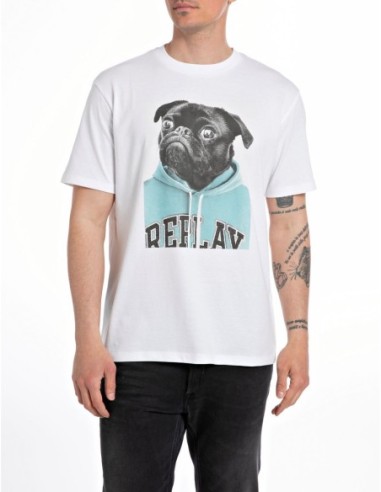 CAMISETA REPLAY M6808 .000.22662 1 WHITE