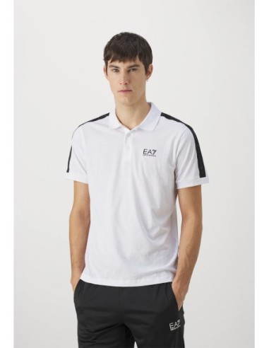 POLO EA7 EMPORIO ARMANI 3DPF23 PJ02Z COLOR BLANCO