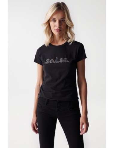 CAMISETA SALSA 124326 NEGRA