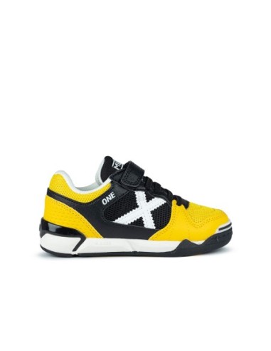 Zapatilla munich one kid vco 64 1431164 color amarillo